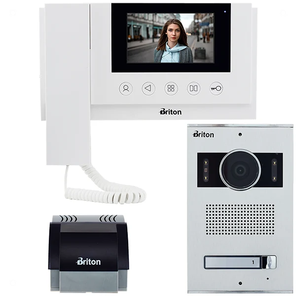 پک کامل آیفون تصویری برایتون مدل 4310 – 1 تا 16 واحدی